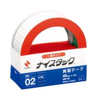 ニチバン  両面テープ　ナイスタック 40mm幅 お徳用5巻パック