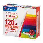 バーベイタムジャパン　DVD-RW (テレビ録画用書き換えタイプ) 10枚　4.7GB
