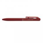 ぺんてる 油性ボールペン　【カルム】 0.5 赤軸・赤インク BXA105A-B