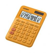 カシオ カラフル電卓　12桁　オレンジ