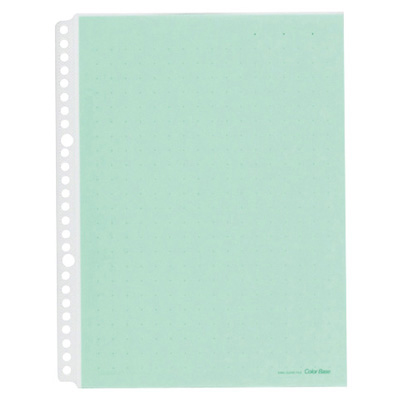 キングジム クリヤーファイル用ポケット A4 10枚 中紙色:緑