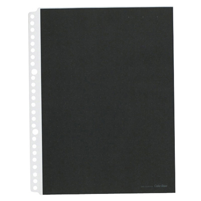 キングジム クリヤーファイル用ポケット A4 10枚 中紙色:黒