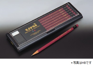 三菱鉛筆  鉛筆　3H ユニ　12本