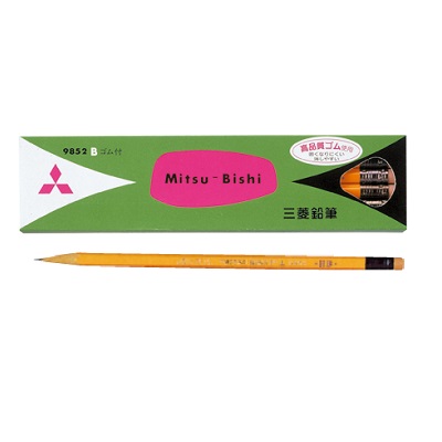 三菱鉛筆  鉛筆　B 9852　