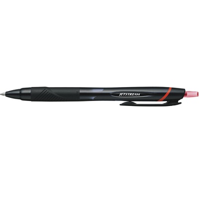 三菱鉛筆  ボールペン0.7mm　ジェットストリーム　軸色　赤　インク　赤