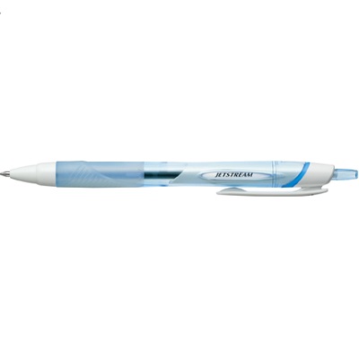 三菱鉛筆  ボールペン0.7mm　ジェットストリーム　軸色　水色　インク　黒