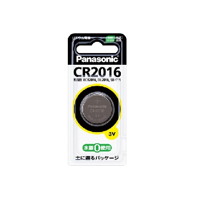 コイン型リチウム電池　CR2016P