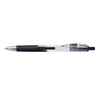 ゼブラ  ボールペン0.5mm　スラリ　軸色　黒　インク　黒