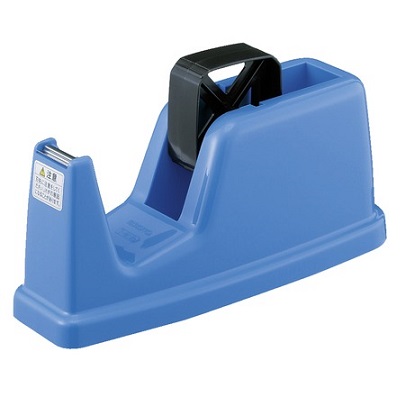 コクヨ  テープカッター　青　サイズ:W84xD225xH93mm