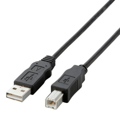 エレコム  USBケーブル　USB2-ECO05  0.5mブラック