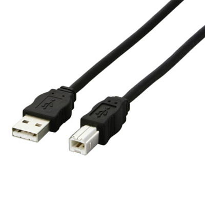 エレコム  USBケーブル　USB2-ECO50  5.0mブラック